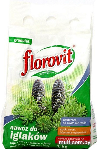 Удобрение Florovit Для хвойных гранулированное (1 кг)