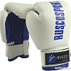 Тренировочные перчатки Rusco Sport 10 oz (белый/синий)