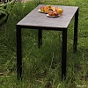 Стол Millwood Сеул керамогранит 120x60x75 (бетон клифф/металл черный)