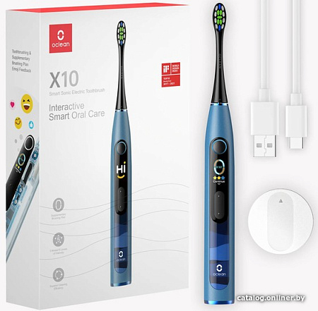 Электрическая зубная щетка Oclean X10 Smart Electric Toothbrush (синий)