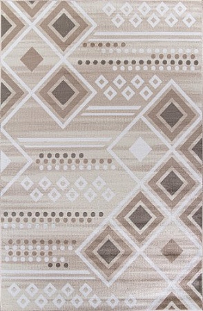 Ковер для жилой комнаты Merinos Iris МР24-STAN-CREAM-BROWN (1.6х2.3)