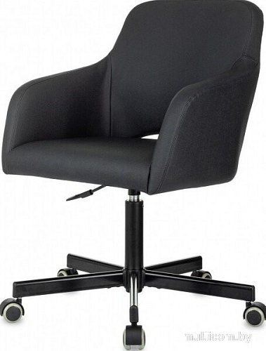 Офисное кресло Бюрократ CH-380M (черный экокожа)