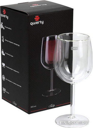 Бокал для вина Qwerty Tulip 74024