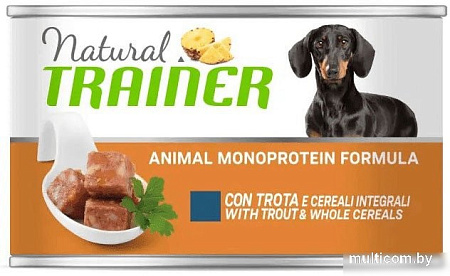 Консервированный корм для собак Trainer No Gluten для мелких пород с форелью 150 г