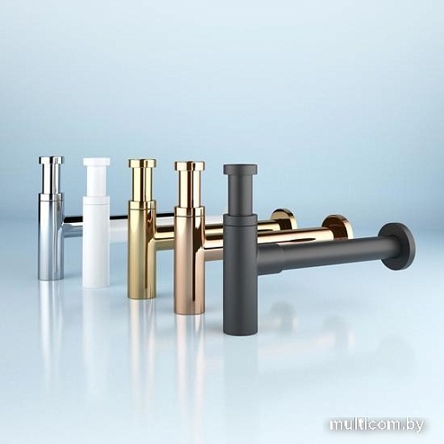 Сифон Wellsee Drainage System 182123003 (сифон, донный клапан, матовый белый)