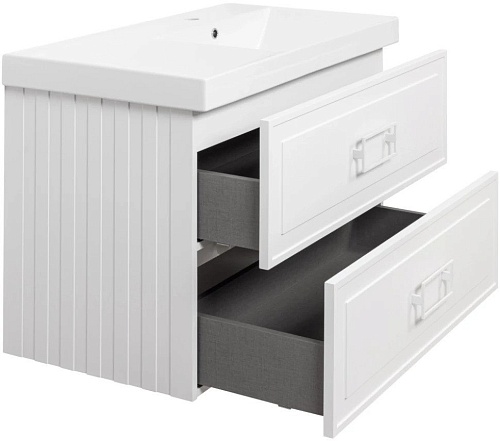 La Fenice Тумба под умывальник Cubo 87.6 FNC-01-CUB-B-90-2 (белый матовый)