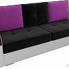 Диван Лига диванов Мейсон 102147 (черный/белый/фиолетовый)