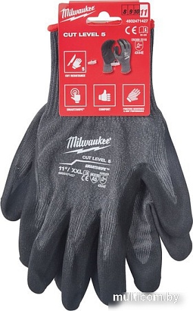Нитриловые перчатки Milwaukee Cut level 5/E 11/XXL 4932471427