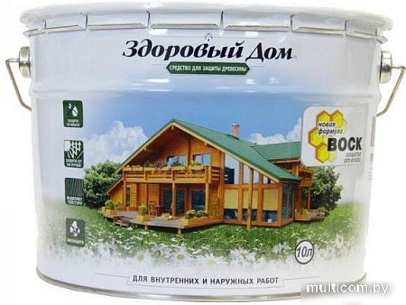 Пропитка Здоровый дом 10 л (бесцветный)