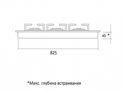 Варочная панель KUPPERSBERG FV9TGRZ C (золотой)