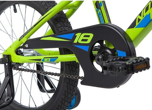 Детский велосипед Novatrack Lumen 18 (зеленый/черный, 2019)