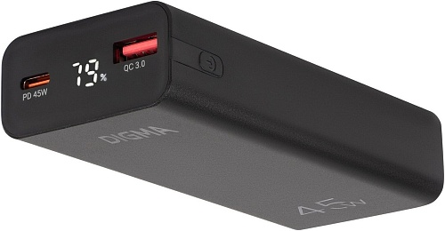 Digma DGPF10E 10000mAh (черный)