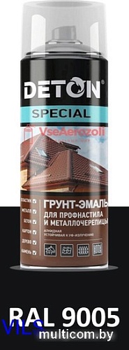 Грунт-эмаль Deton Special Для металлочереп. RAL 9005 0.52 л (черный)
