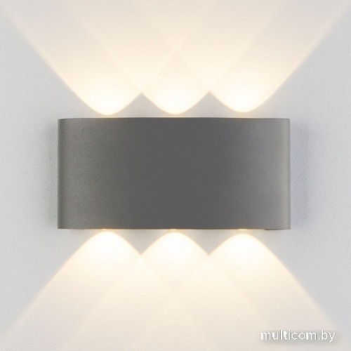 Уличный настенный светильник Elektrostandard 1551 Techno LED (серый)