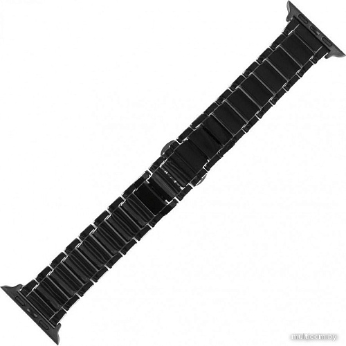 Браслет Rumi Ceramic для Apple Watch 42/44/45 мм (черный)