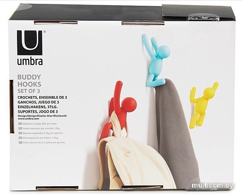 Набор крючков для одежды Umbra Buddy 318165-022