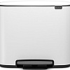 Brabantia Bo Pedal Bin 11л + 23л (белый)