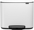 Brabantia Bo Pedal Bin 11л + 23л (белый)