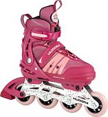 Роликовые коньки Hudora Inline Comfort (р. 29-34, темно-розовый)