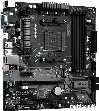 Материнская плата ASRock B450M Pro4
