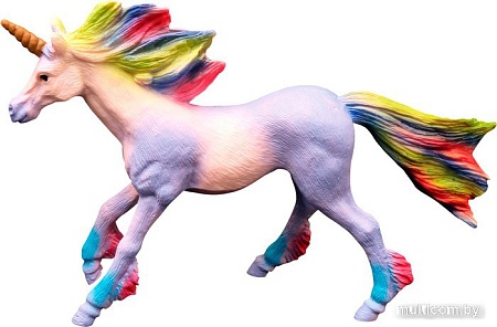 Фигурка Masai Mara Мир фэнтези. Фиолетовый единорог с цветной гривой MM206-438