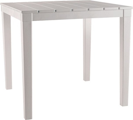 Стол Элластик-Пласт Прованс Квадратный 80x80x70 (белый)