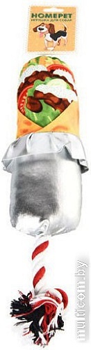 Игрушка для собак Homepet ролл с курицей с пищалкой 80568