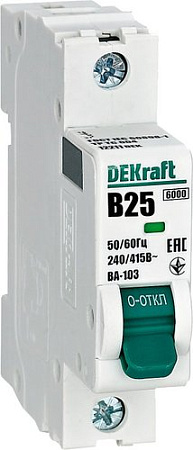 Выключатель автоматический DEKraft 12211DEK