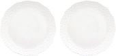 Набор тарелок Elan Gallery Белый узор 540158 (2 шт)