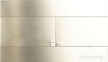 Панель смыва OLI Slim 888561 INOX (белое золото)