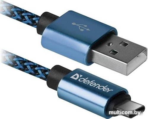 Кабель Defender USB09-03T (синий)