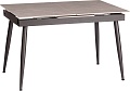 Кухонный стол TetChair Балморал 120+40x80x75 (серый/черный)