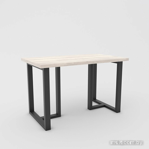Кухонный стол Hype Mebel Триног 125x75 (черный/древесина белая)