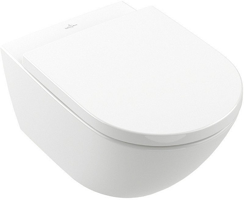 Унитаз подвесной Villeroy & Boch Subway 3.0 4670-T0-RW+8M42-S1-RW