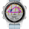 Умные часы Garmin Fenix 5S Plus (белый/голубой)