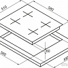 Варочная панель Korting HIB 6409 BS