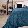 Плед Casa Conforte Fiona 200x220 6155174 (бирюзовый)