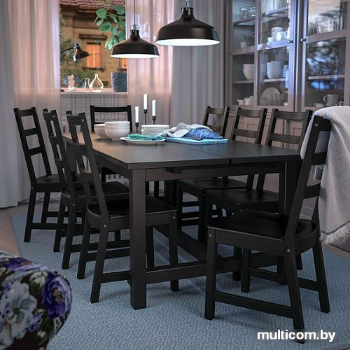 Стул Ikea Нордвикен (черный) 103.695.49