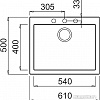 Кухонная мойка Elleci Quadra 110 Bianco 52