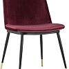 Стул Stool Group Мелисса велюр (бордовый)