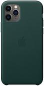 Чехол Apple Leather Case для iPhone 11 Pro (зеленый лес)