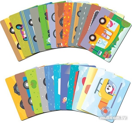 Развивающая игра Мозаика-синтез Малышарики. Супермемори. Транспорт