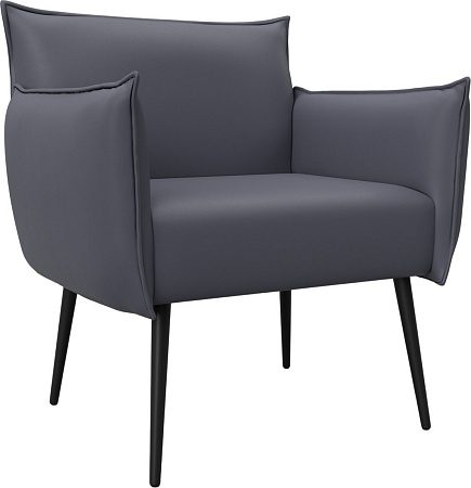 Интерьерное кресло Лига диванов Лига-083 132316 (экокожа Grifon 15 серый)