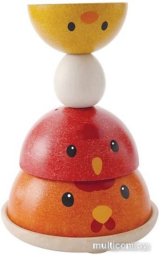 Пирамидка Plan Toys Куриное гнездо 5695