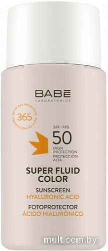 Флюид солнцезащитный Laboratorios BABE с тонирующим эффектом SPF50 (50 мл)