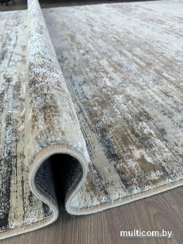 Ковер для жилой комнаты Radjab Carpet Бьянка прямоугольник D060A 7621RK-b 2x2.9 (cream shirink/vizon fdy)