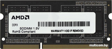 Оперативная память AMD Radeon Value 2GB DDR3 SO-DIMM PC3-10600 (R332G1339S1S-UO)