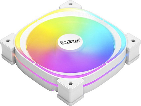 Вентилятор для корпуса PCCooler EF120 ARGB (белый)