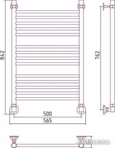 Полотенцесушитель Сунержа Аксиома-10 80x50 00661-8050