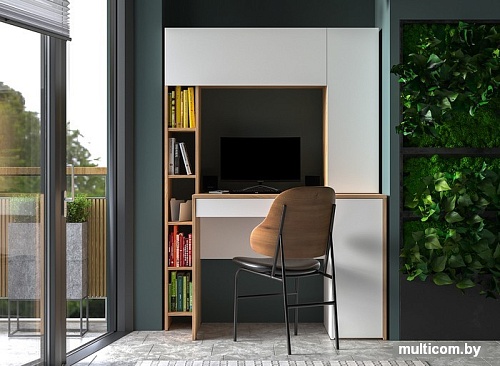 Стол Mobi Комфорт 12.71 (дуб золотой craft/белая аляска)